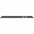 Klaviatūra Apple Magic Keyboard with Touch ID and Numeric Keypad for Mac models with Apple silicon (USB–C) - Russian - Black Keys