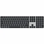 Klaviatūra Apple Magic Keyboard with Touch ID and Numeric Keypad for Mac models with Apple silicon (USB–C) - Russian - Black Keys