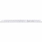 Klaviatūra Apple Magic Keyboard with Touch ID and Numeric Keypad for Mac models with Apple silicon (USB–C) - Russian - White Keys