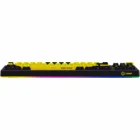 Klaviatūra Lorgar KBP70TKLW Wireless Yellow