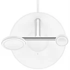Belkin BoostCharge Pro 3-in-1 Wireless Charging Stand + AC Power Adapter White