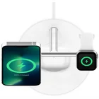 Belkin BoostCharge Pro 3-in-1 Wireless Charging Stand + AC Power Adapter White