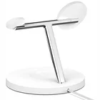 Belkin BoostCharge Pro 3-in-1 Wireless Charging Stand + AC Power Adapter White