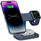 Canyon Wireless Charging Station Hexagon 310 3-in-1 Blue/ Dark Grey