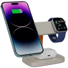 Canyon Wireless Charging Station Hexagon 310 3-in-1 LightGrey/Orange