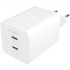 Mophie Essentials Power Adapter Dual USB-C PD 50W White EU