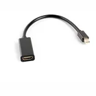 Lanberg Displayport Mini(M) 1.2 - Hdmi(F) Adapter Cable 0.2m Black AD-0005-BK