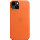 Apple iPhone 14 Leather Case with MagSafe - Orange