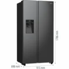 Ledusskapis Hisense RS5P535NTFE