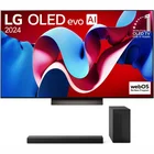 Televizors LG 55" UHD OLED evo C4 Smart OLED55C41LA + Soundbars LG S60T Komplekts