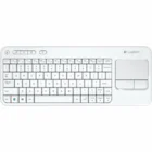 Klaviatūra Logitech Wireless Touch Keyboard K400 Plus White INT