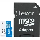 Atmiņas karte Lexar 16GB microSDHC, MicroSDHC, Flash memory class 10, SD adapter