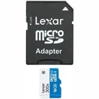 Atmiņas karte Lexar 16GB microSDHC, MicroSDHC, Flash memory class 10, SD adapter