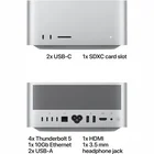 Stacionārais dators Apple Mac Studio Apple M5 Max with 18‑core CPU 32‑core GPU 36GB 512GB