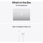 Portatīvais dators Apple MacBook Air (2026) 15” M5 chip with 10-core CPU and 10-core GPU 16GB 1TB SSD - Silver INT