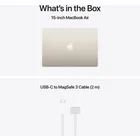 Portatīvais dators Apple MacBook Air (2026) 15” M5 chip with 10-core CPU and 10-core GPU 16GB 1TB SSD - Starlight INT