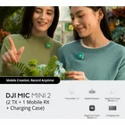 Mikrofons DJI Mic Mini 2 (2 TX+1 Mobile RX + Charging Case)