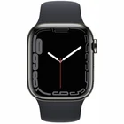 Viedpulkstenis Apple Watch Series 7 GPS + Cellular 41mm Graphite Stainless Steel with Midnight Sport Band