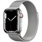Viedpulkstenis Apple Watch Series 7 GPS + Cellular 41mm Silver Stainless Steel Case with Silver Milanese Loop