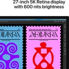 Monitors Apple Studio Display - Nano-texture glass - VESA mount adapter (Stand not included) 27"