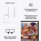 Monitors Apple Studio Display XDR - Standard glass - Tilt- and height-adjustable stand 27"