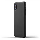 Mujjo Leather Case iPhone X, Black
