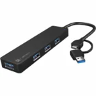 Natec NHU-2023 USB HUB with up to 4 USB-A 3.0