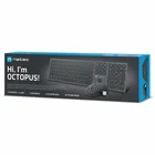 Klaviatūra Natec NZB-1686 Octopus 2in1 Wireless ENG