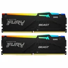 Operatīvā atmiņa (RAM) Kingston Fury Beast Black RGB 16GB 5600MHz DDR5 KF556C36BBEAK2-16