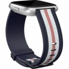 Fitbit Woven Hybrid Band Large Navy / Pink