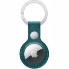 Apple AirTag Leather Key Ring Forest Green