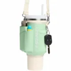 Pārnēsāšanas somiņa termokrūzei ar salmiņu Stanley The All Day Quencher Carry-All 1.18l Pistachio