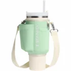Pārnēsāšanas somiņa termokrūzei ar salmiņu Stanley The All Day Quencher Carry-All 1.18l Pistachio