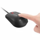 Datorpele Lenovo Fingerprint Biometric USB Mouse Gen3 Black/Red