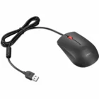 Datorpele Lenovo Fingerprint Biometric USB Mouse Gen3 Black/Red