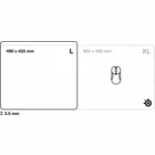 Datorpeles paliktnis SteelSeries QcK Performance L - Balance Black