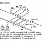 Plīts virsma Bosch PRA3A6B70