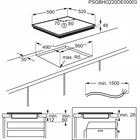 Plīts virsma Electrolux EIB60420CK