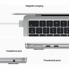 Portatīvais dators Apple MacBook Air (2022) 13" M2 chip with 8-core CPU and 8-core GPU 16GB 256GB SSD - Silver INT