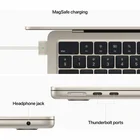 Portatīvais dators Apple MacBook Air (2022) 13" M2 chip with 8-core CPU and 8-core GPU 16GB 256GB SSD - Starlight INT