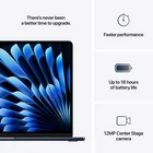 Portatīvais dators Apple MacBook Air (2025) 15” M4 chip with 10-core CPU and 10-core GPU 16GB 256GB SSD - Midnight INT [Demo]