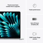 Portatīvais dators Apple MacBook Air (2025) 15” M4 chip with 10-core CPU and 10-core GPU 16GB 256GB SSD - Silver RUS