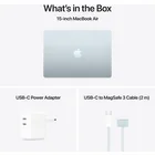 Portatīvais dators Apple MacBook Air (2025) 15” M4 chip with 10-core CPU and 10-core GPU 16GB 256GB SSD - Sky Blue RUS