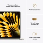 Portatīvais dators Apple MacBook Air (2025) 15” M4 chip with 10-core CPU and 10-core GPU 16GB 256GB SSD - Starlight RUS