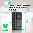Akumulators (Power bank) Canyon OnPower 130 Dark Grey 10000 mAh Dark