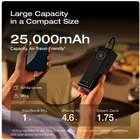 Akumulators (Power bank) EcoFlow RAPID 25000mAh Black (iebūvēts vads komplektā)