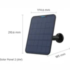 Video novērošanas kamera Reolink Solar Panel 2 (6W) Black