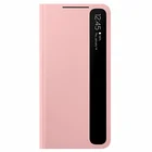 Samsung Galaxy S21 Smart Clear View Case Pink
