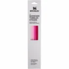 Salmiņu komplekts 4 gab. termokrūzēm Stanley The Quencher Tumbler Straws 0.89l Pink