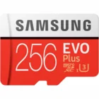 Atmiņas karte Samsung EVO Plus MicroSD 256GB + SD adapter